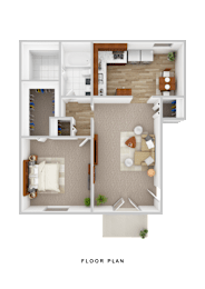 1 bed, 1 bath, 810 sqft, $1,080