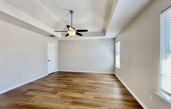 Spacious 3 Bedroom with a Fenced Yard and 2 Car Garage!