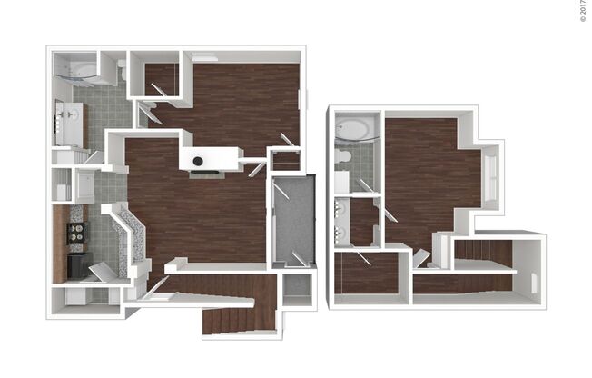 2 beds, 2 baths, 1,173 sqft, $2,425