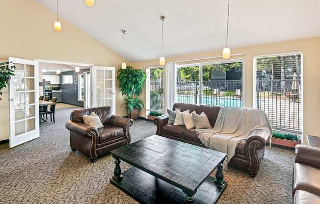 Hunt Club clubhouse lounge