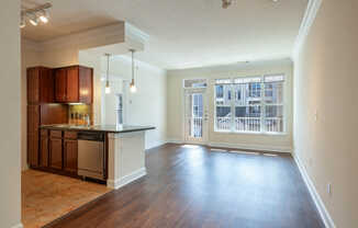 Living Room with Hard Surface Flooring