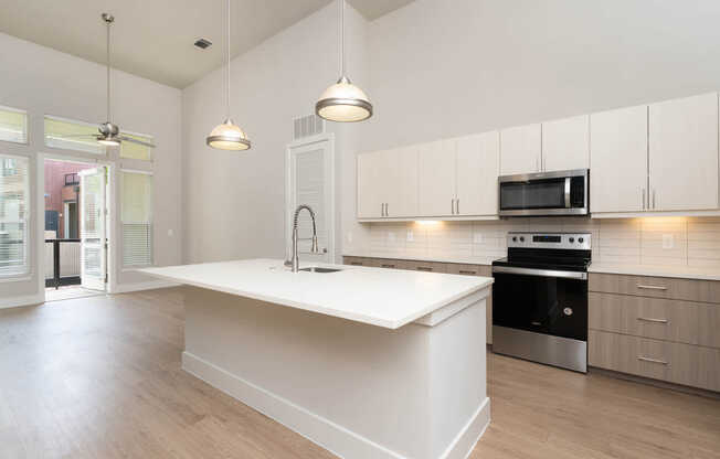 Kitchen with Stainless Steel Appliances