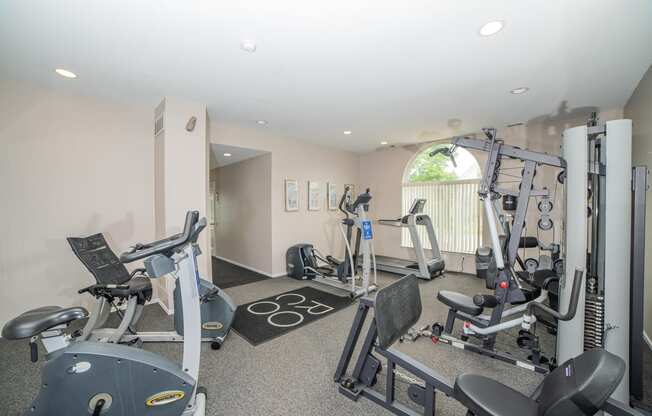 Fitness Center at Cambridge Club Apartments in Ann Arbor, Michigan