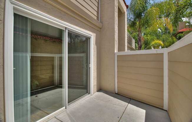 Private Patio at Casa Alberta Apartments, Sunnyvale, 94087