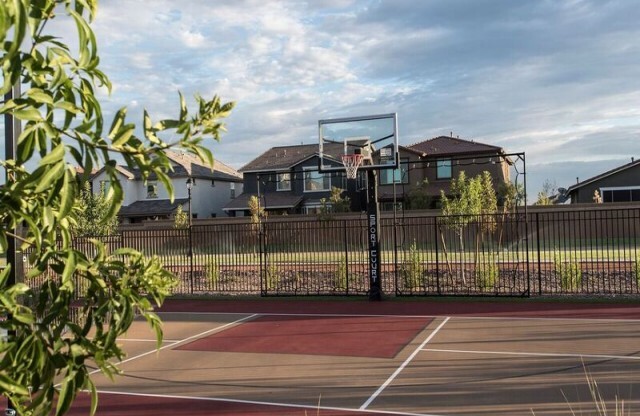 Shoot some hoops on our liv basketball court