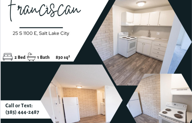 2 beds, 1 bath, 830 sqft, $1,325, Unit 18