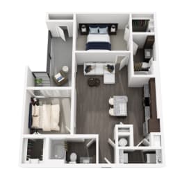 2 beds, 2 baths, 1,016 sqft, $3,249