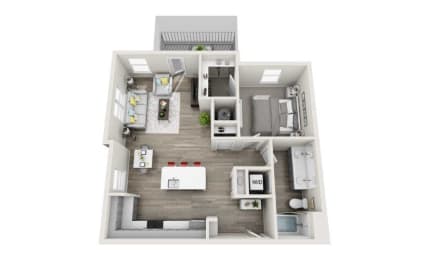 1 bed, 1 bath, 790 sqft, $1,530