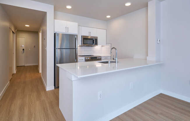 Kitchen with Stainless Steel Appliances