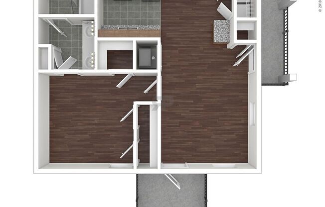 1 bed, 1 bath, 743 sqft, $925