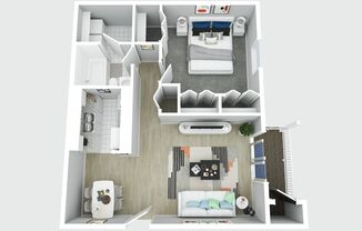 1 bed, 1 bath, 625 sqft, $1,011, Unit WS 2905-04