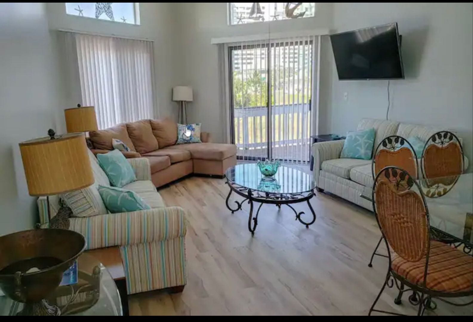 Fully Furnished 2 Bed/ 1 Bath downstairs unit-I WALKING DISTANCE TO BEACH! Includes water, trash and internet.