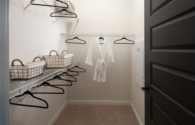 Alton East Model Unit Walk-in Closet