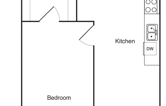 1 bed, 1 bath, 826 sqft, $2,073, Unit 342