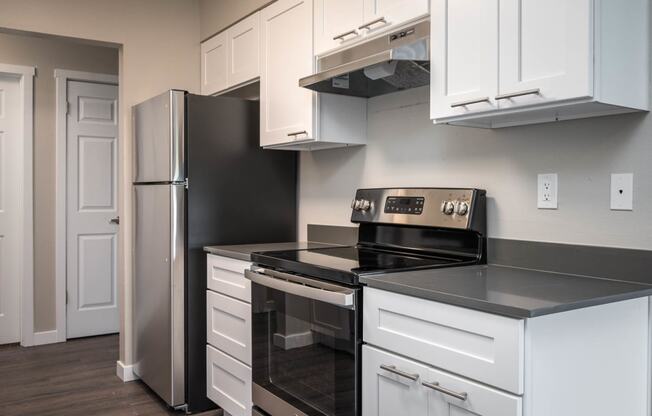 Vantage at Hillsdale | #36 Modern Kitchen with Stainless Steel Appliances