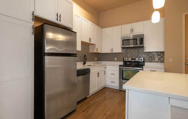 Kitchen with Stainless Steel Appliances