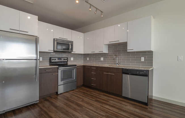 Kitchen with Stainless Steel Appliances