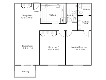 2 beds, 1.5 baths, 1,100 sqft, $2,095