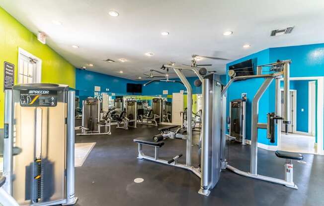 Fitness Center at Mission Club Apartments in Orlando, FL