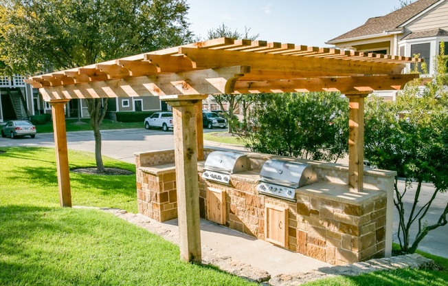 BBQ grills. at The Legends at Eagle Mountain Lake, Texas