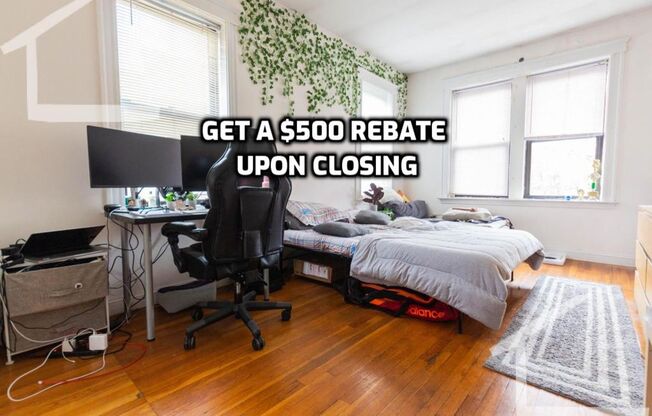 Conveniently Located, Spacious Apt w Ht & HW Inc.  Near B and C lines!