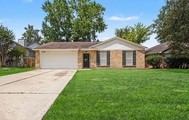 4 Bedroom/2 Bath/1 Story in the established Birnam Wood Subdivision