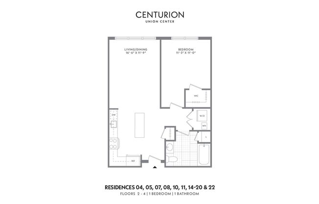 1 bed, 1 bath, 669 sqft, $2,395, Unit Residence 219
