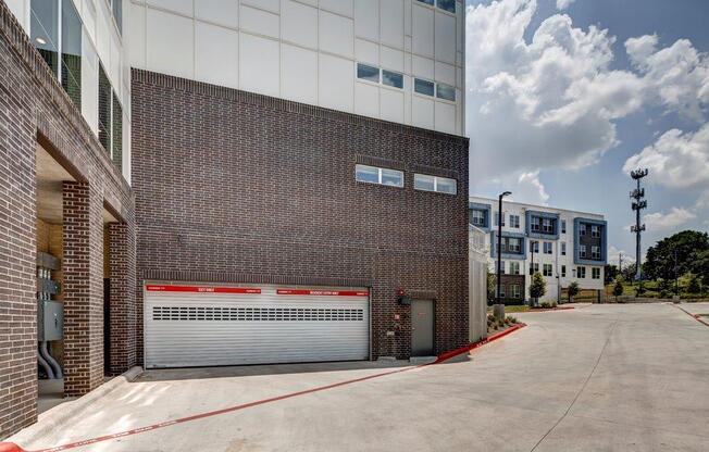 garage delivery entrance at Brixton South Shore, Austin, TX, 78741