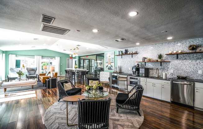 community lounge in north austin apartments