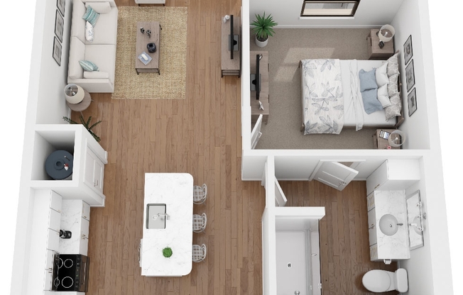 1 bed, 1 bath, 806 sqft, $2,361