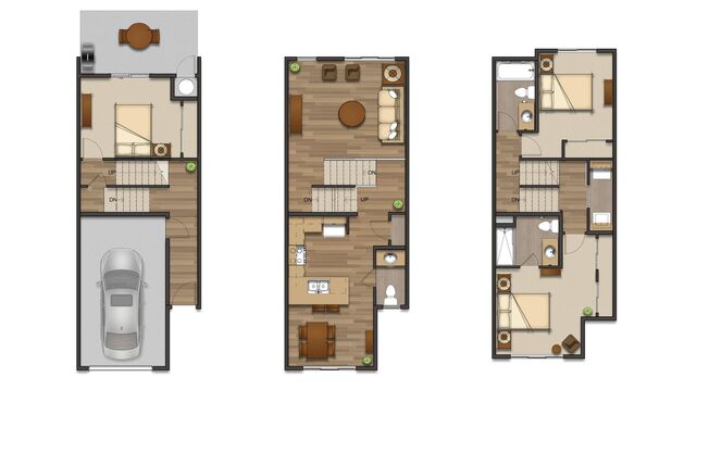 3 beds, 2.5 baths, 1,523 sqft, $2,665, Unit 03-31