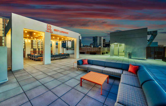 Rooftop Deck at The Rey Downtown, Phoenix