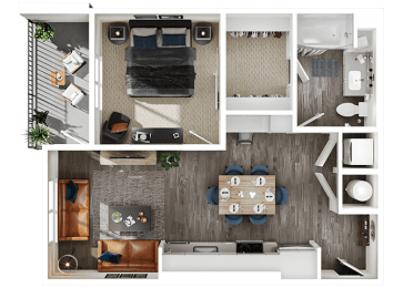1 bed, 1 bath, 680 sqft, $1,585
