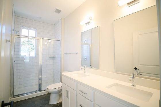 unfurnished bathroom of townhome