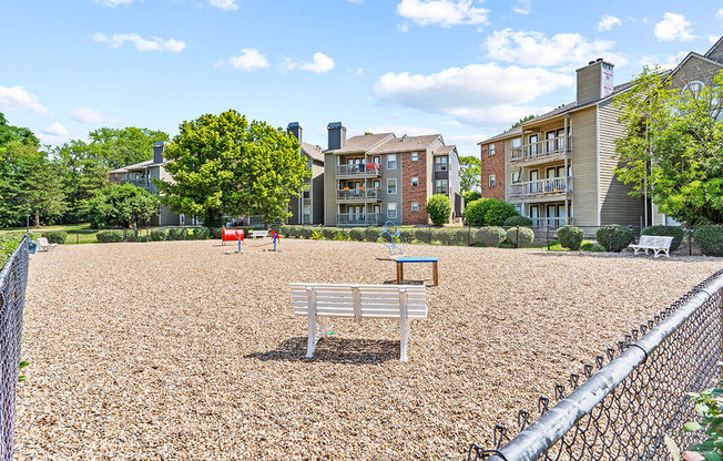 dog park at pet friendly apartments