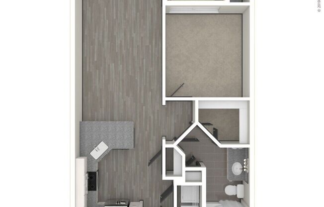 1 bed, 1 bath, 632 sqft, $1,340