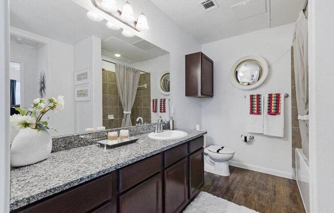 Spacious Bathrooms at Berkshire Jones Forest, Conroe, Texas