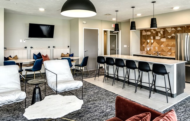 State-of-the-art clubhouse at The Westline at Flanagan Lake in Omaha, NE