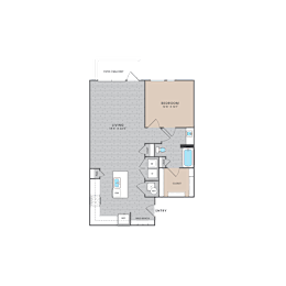 1 bed, 1 bath, 913 sqft, $1,778