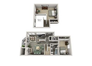 1 bed, 1 bath, 885 sqft, $1,869