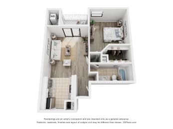 1 bed, 1 bath, 600 sqft, $1,227