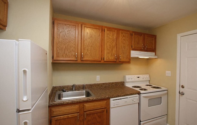 Kitchen at South Ridge Apartments in Raleigh NC