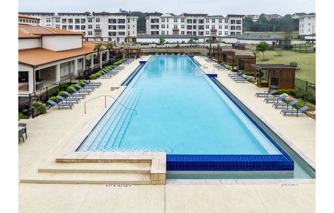 swimming pool at Reveal Skyline apartments