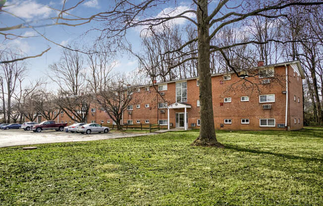 exterior of building and lawn space