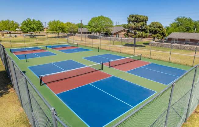 tennis court at the village