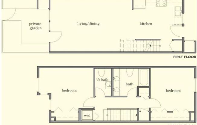 2 beds, 1.5 baths, 1,030 sqft, $2,595, Unit 1