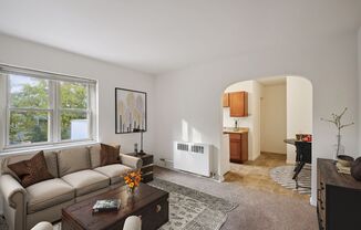 Classic, Hilltop Building Nestled Among Old Oak Trees, Right on Iris Park!