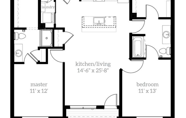 2 beds, 2 baths, 1,023 sqft, $1,683