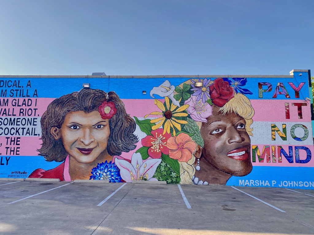 Oak Lawn Mural on Cedar Springs Road