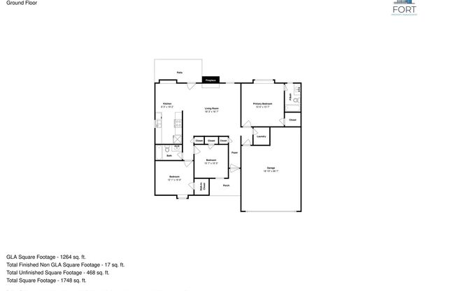 3 beds, 2 baths, $1,845